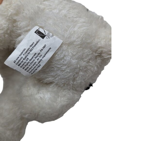 Kohls Official Dr Seuss The Cat in the Hat Nevins Black White Dog Plush Toy 12" - Picture 3 of 5